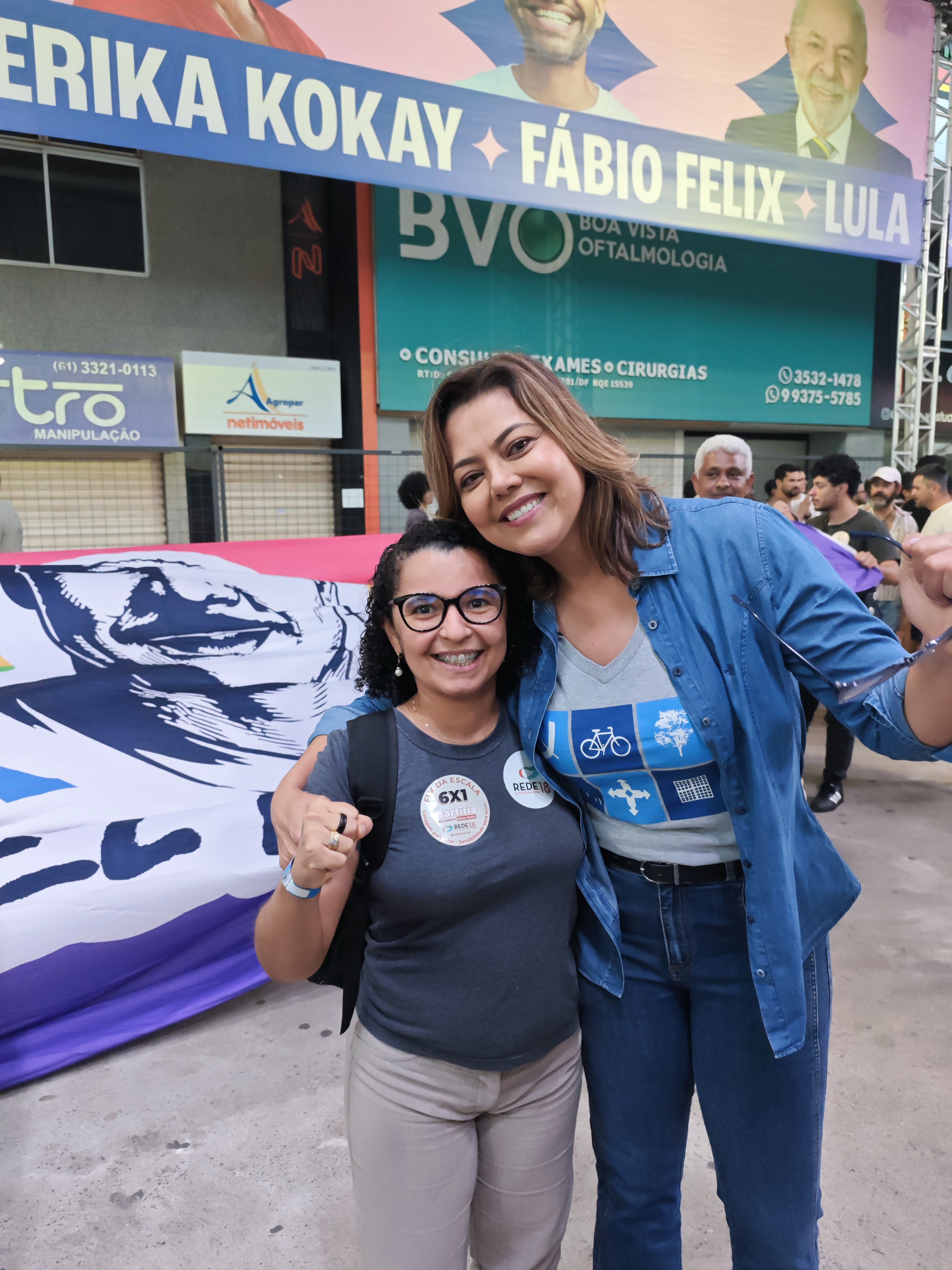 Senadora Leila do Vôlei e Bancada REDE 18
