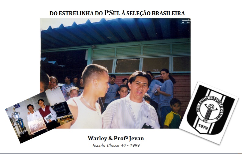 Projeto Social Estrelinha do P Sul com jogador da Seleção Brasileira