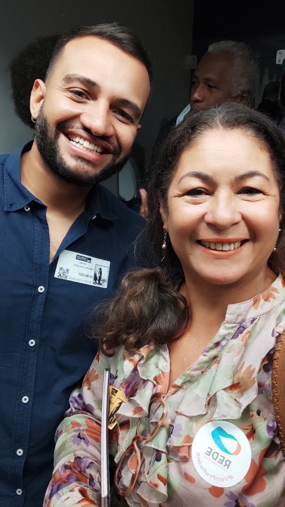 Dra. Enilde com o Deputado Distrital Fábio Felix na CLDF
