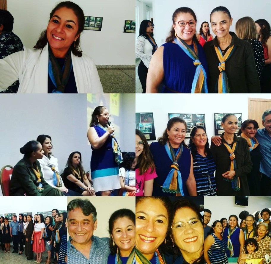 Enilde, Marina Silva e Heloísa Helena reunidas pela REDE Sustentabilidade