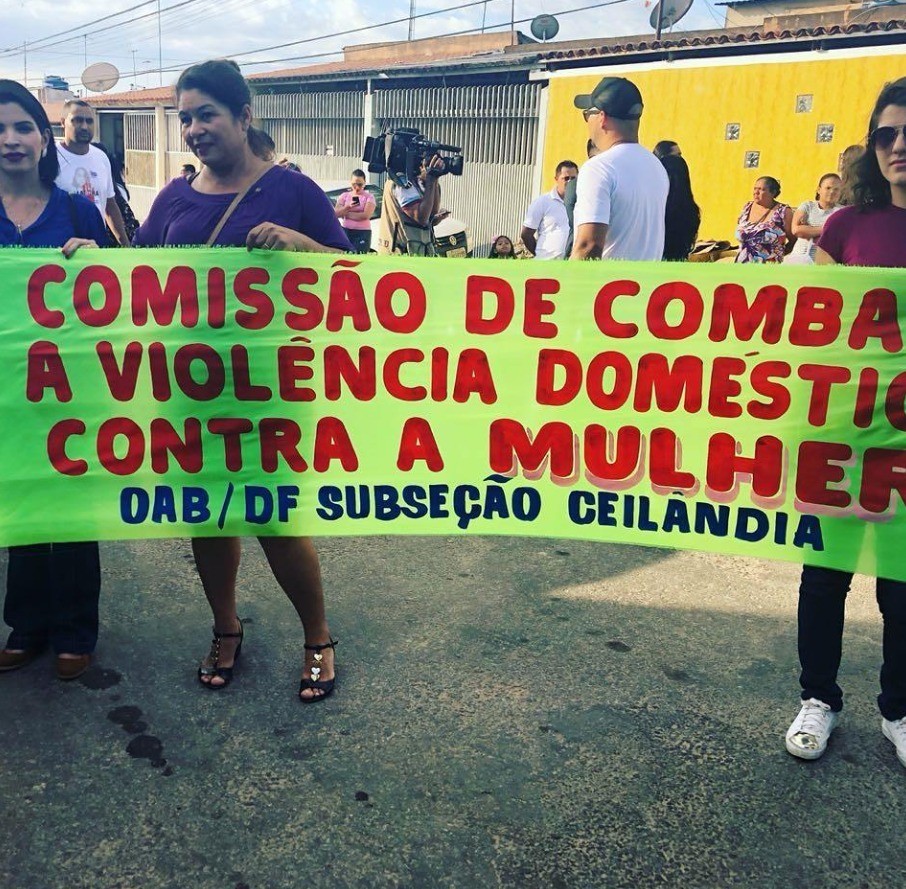 Dra. Enilde na OAB Ceilândia no Combate à Violência Doméstica