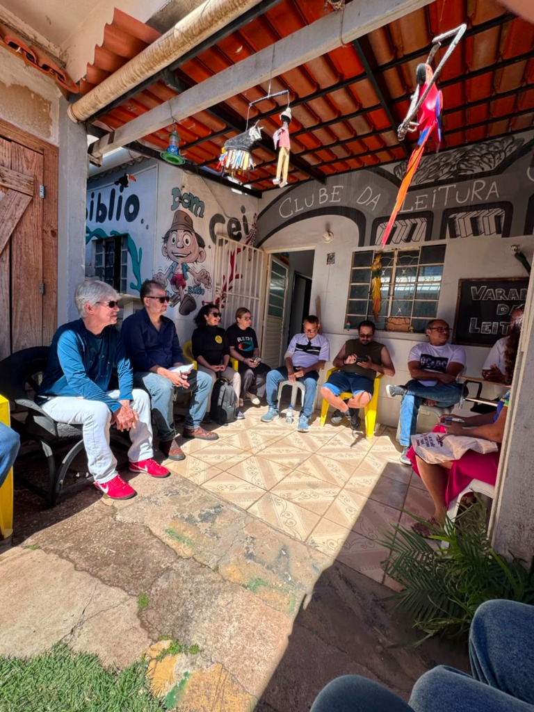 Roda de conversa na Biblioteca Comunitária de Ceilândia
