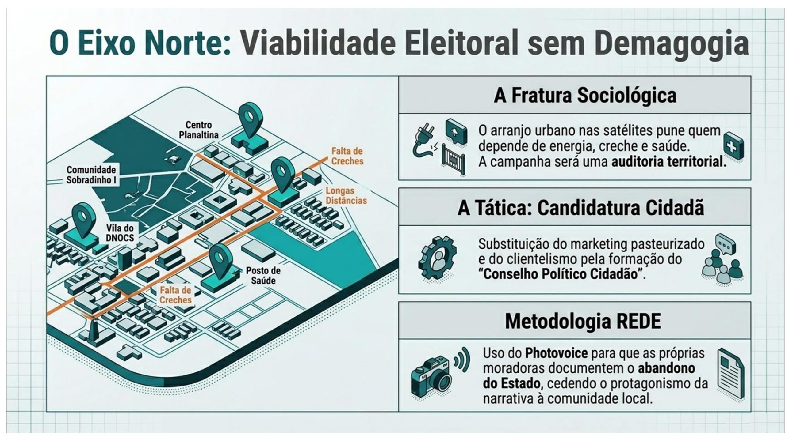Página 10: O Eixo Norte: Viabilidade Eleitoral sem Demagogia